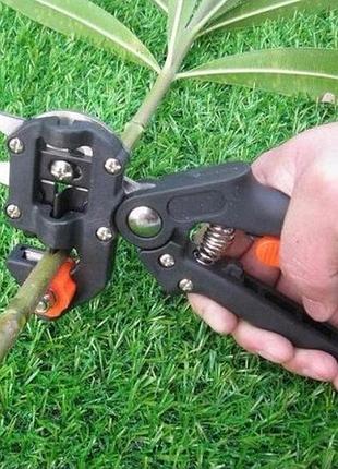Професійний щеплювальний секатор titan professional grafting tool для обрізання та щеплення дерев vr-60