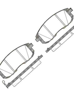 Колодки тормозные dodge neon, chrysler sebring (2000-) задние roadhouse