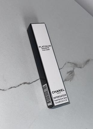 Чоловічі парфуми chanel platinum  мініатюрка 10 мл духи шанель