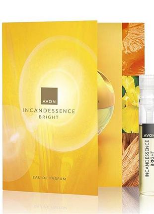 Парфумерна вода avon incandessence bright - листівка з пробним зразком 0.6 мл