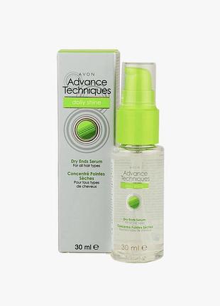 Avon advance techniques daily shine сироватка для сухих кінчиків волосся 30 мл