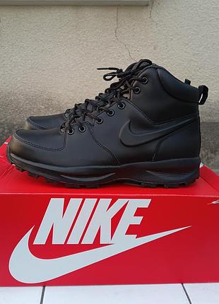 Мужские кожаные ботинки nike manoa leather shoes men - black hf7095-001
размер 45 длина стельки 28.5 см
состояние новые( 2 примерки)
