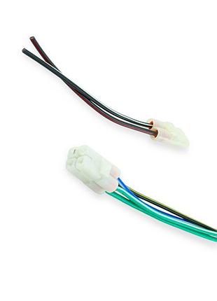 Разъем реле зарядки gy6-60-150 на 4+2 конактов (мама, + провода)