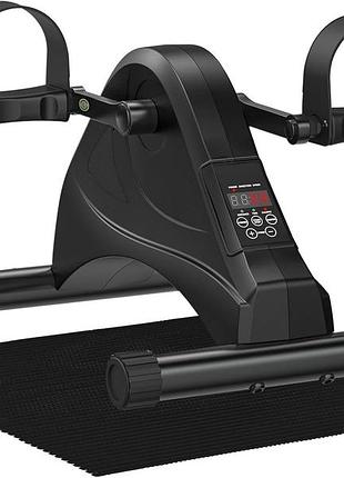Мини велотренажер с мотором tvdugim exercise bike подстольный электрический педальный тренажер для рук и ног