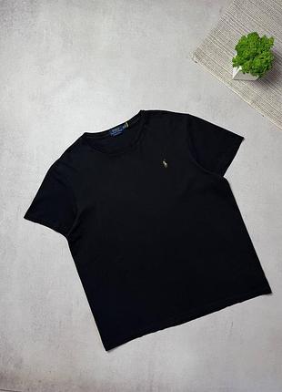Футболка чорна чоловіча polo ralph lauren оригінал преміальна свіжі колекції