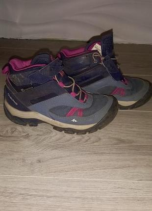 Водонепроникні черевички quechua crossrock mid waterproo