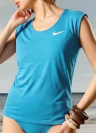 Легкая спортивная футболка nike dri-fit оригинал 💚🎀💚