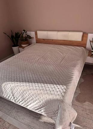 Современное двуспальное покрывало 210х230 см. colourfull home 5d с высоким качеством исполнения и сумкой.