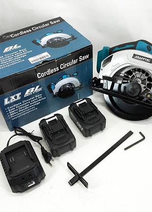 Акумуляторна циркулярна пилка krafftec 48v gu-87