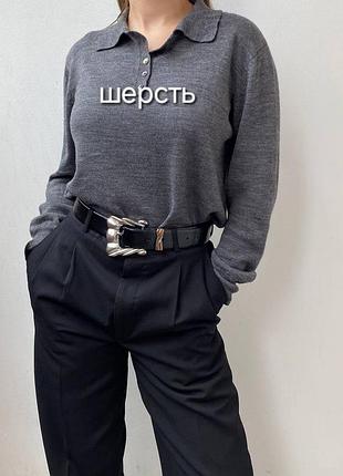 Базовий пуловер поло howick з 100% вовни мериноса (merino wool), розмір xl