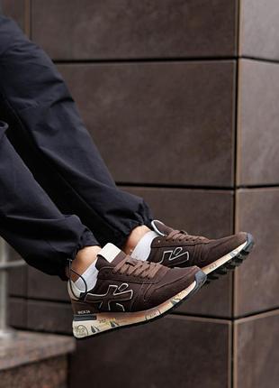 Кроссовки premiata mick 24 brown 3