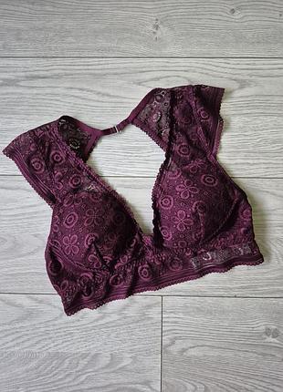 Кружевной топ бралетт gilly hicks by hollister