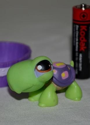 Черепашка фирменный набор пет шопы pets shop игрушки зоомагазин littlest pet shop lps