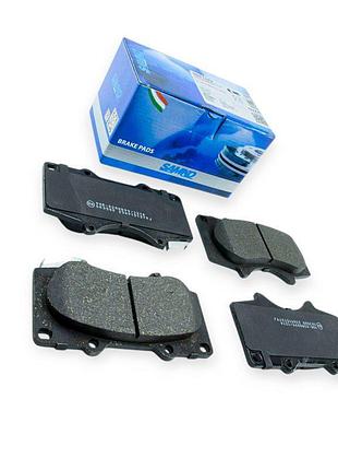 Колодки тормозные toyota prado j12-j15, hilux, lexus gx (2001-2009), mitsubishu pajero iv передние samko