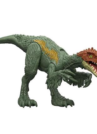 Игровая фигурка динозавра архиорнитом (archaeornithomimus) из серии frenzy pack по мотивам франшизы «мир юрского периода: орозеницы» mattel