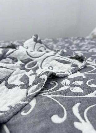 Літнє муслінове покривало плед з натуральної тканини високої якості 100% бавовна євро розмір