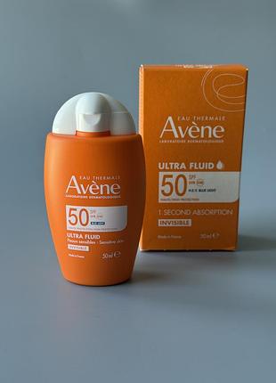Avene	ultra fluide spf50 50мл сонцезахист сонцезахисний крем