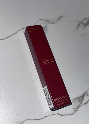 Нішеві парфуми  ✨baccarat rouge 540  мініатюрка 10 мл духи