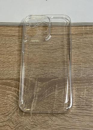 Чехол на iphone 13 pro max прозрачный силиконовый тонкий с защитой камеры full camera