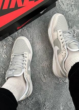 Nike dunk summit white wolf  grey 🩶