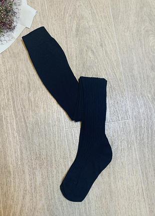 Дитячі демісезонні колготи для дівчинки 104 см primark чорні візерунок