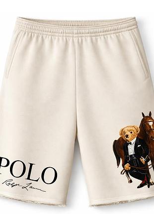 Мужские оверсайз шорты ralph lauren polo bear m
