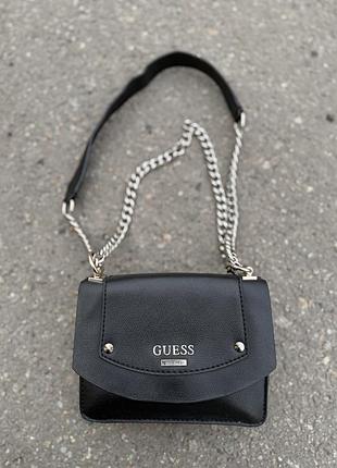 Сумочка оригинал сумка черная guess 2