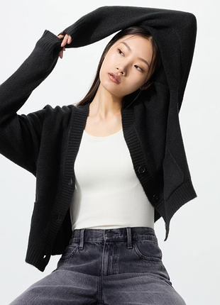 Кардиган souffle yarn uniqlo (478339)