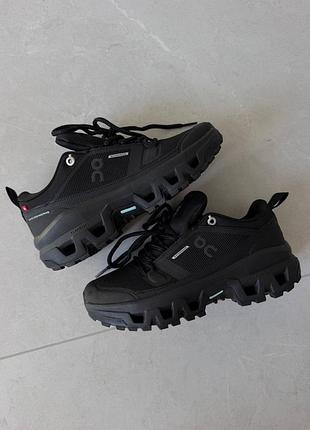 Кросівки on cloudrock  waterproof full black🖤