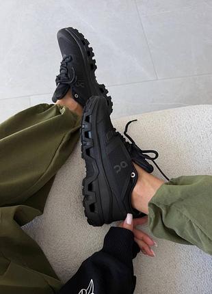 Кросівки on cloudrock  waterproof full black🖤 6