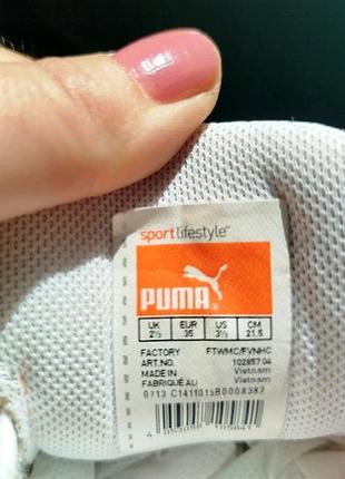 Кроссовки puma, р. 35( 21,5 см) 5