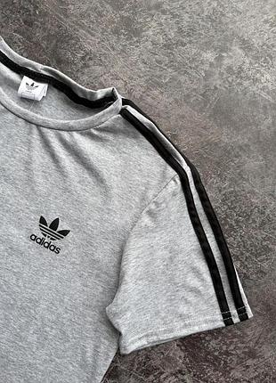 Футболка adidas серая m 2