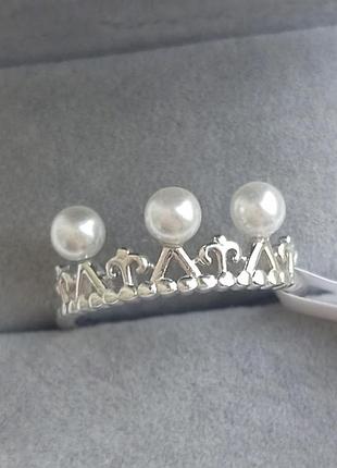 Кольцо "pearl treasure" 8