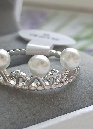 Кольцо "pearl treasure" 10