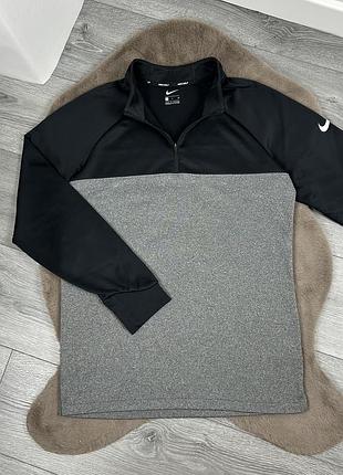 Чоловічий оригінальний спортивний лонгслів на флісі nike