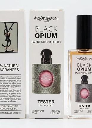 Black opium glitter (yves saint laurent женский (tester) 63 ml