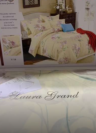 Евро комплект постельного белья laura grand splendid