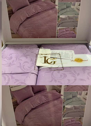 Євро комплект постільної білизни laura grand imperial