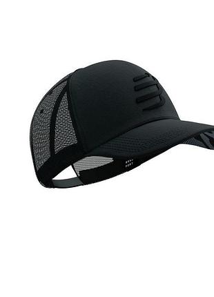 Cs картуз із сіткою trucker cap, black/black refl лучшая цена с быстрой доставкой по украине