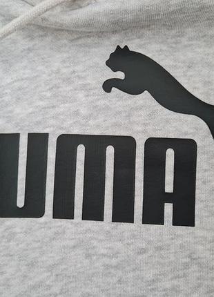 Женский свет серый худи puma 8