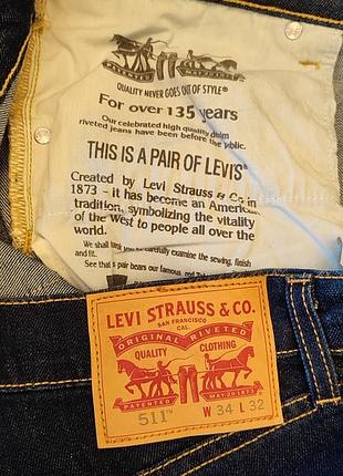 Джинси levi's w34/l32 10