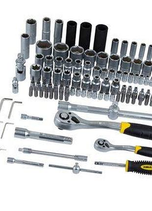 Набор инструмента 1/2",1/4" 114 шт с битами sigma 2