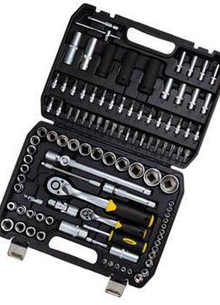 Набор инструмента 1/2",1/4" 114 шт с битами sigma 4