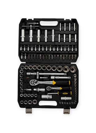 Набор инструмента 1/2",1/4" 110 шт с битами sigma 3