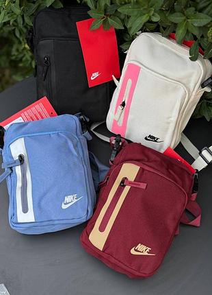 Сумка nike tech fleece/сумка найк теч фліс/сумка чоловіча через плече