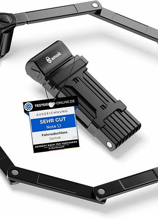 Samok bicycle lock folding lock 120 см: надійний захист для вашого велосипеда зі зручною системою відкривання