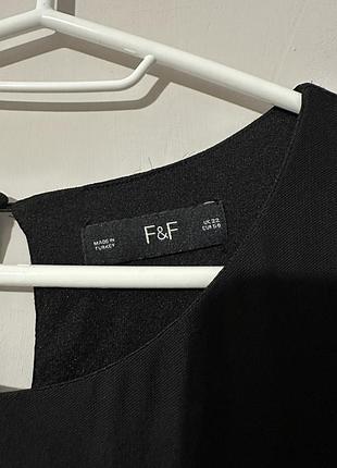 Чорна базова сукня f&f 2