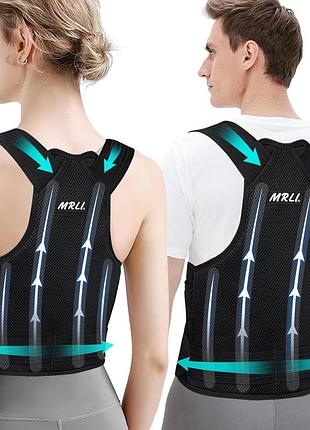 Корректор осанки mrli posture corrector k86 корсет для коррекции осанки с регулируемым поясом