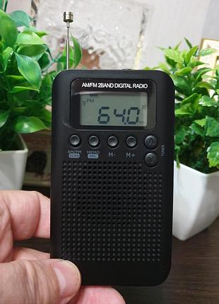 Цифровой карманный радиоприемник hrd-104 (из ниндзя) / состояние нового!