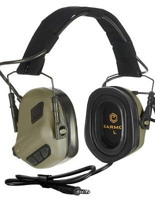 Защитные наушники earmor m32 plus активные защитные наушники для защиты слуха при стрельбе с микрофоном